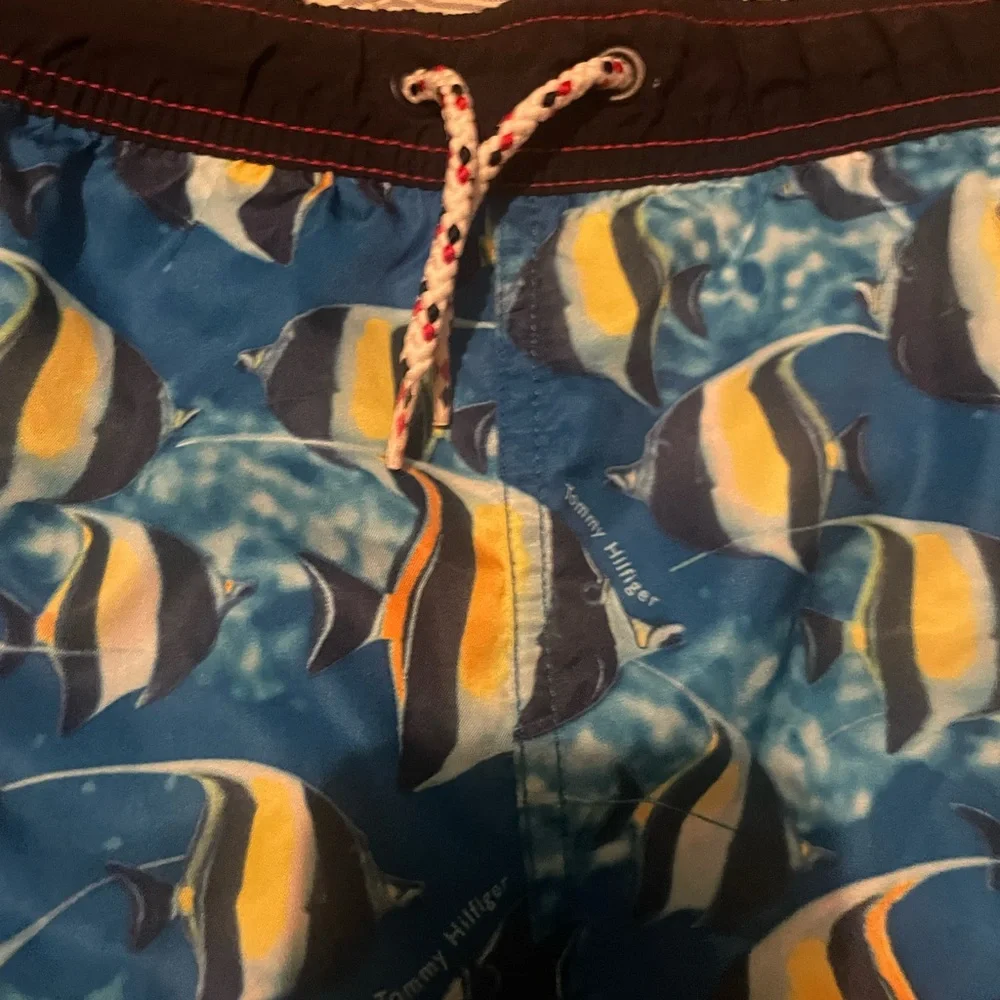 Tommy Hilfiger‎ Vintage Hawaiian Fish Trunks XL